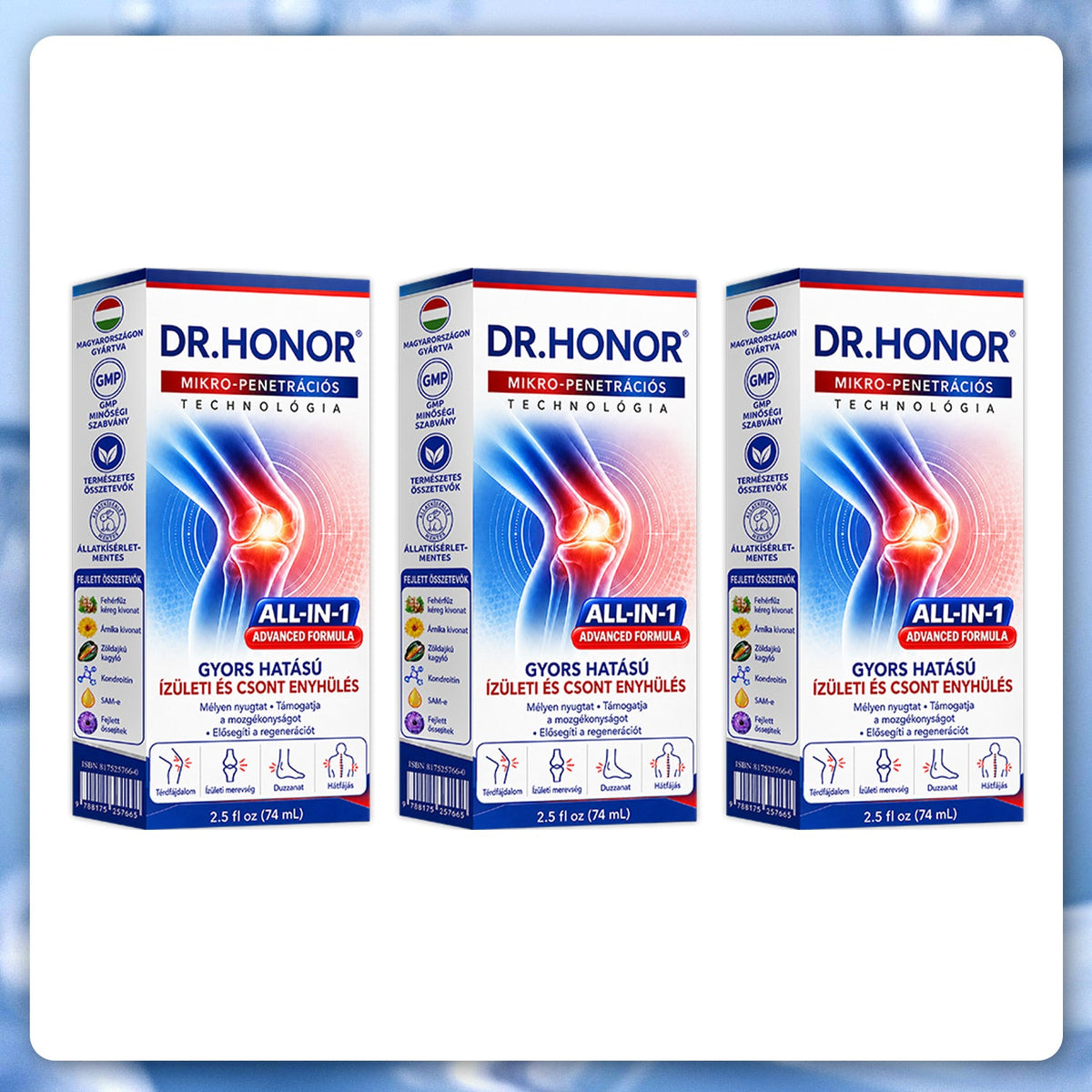 🎁 Már csak 5 darab maradt! Szerezzen most extra 50% kedvezményt, és támogassa ízületei mindennapi komfortját a DR.HONOR® mikrotűs Roll-Onnal! 🦴✨