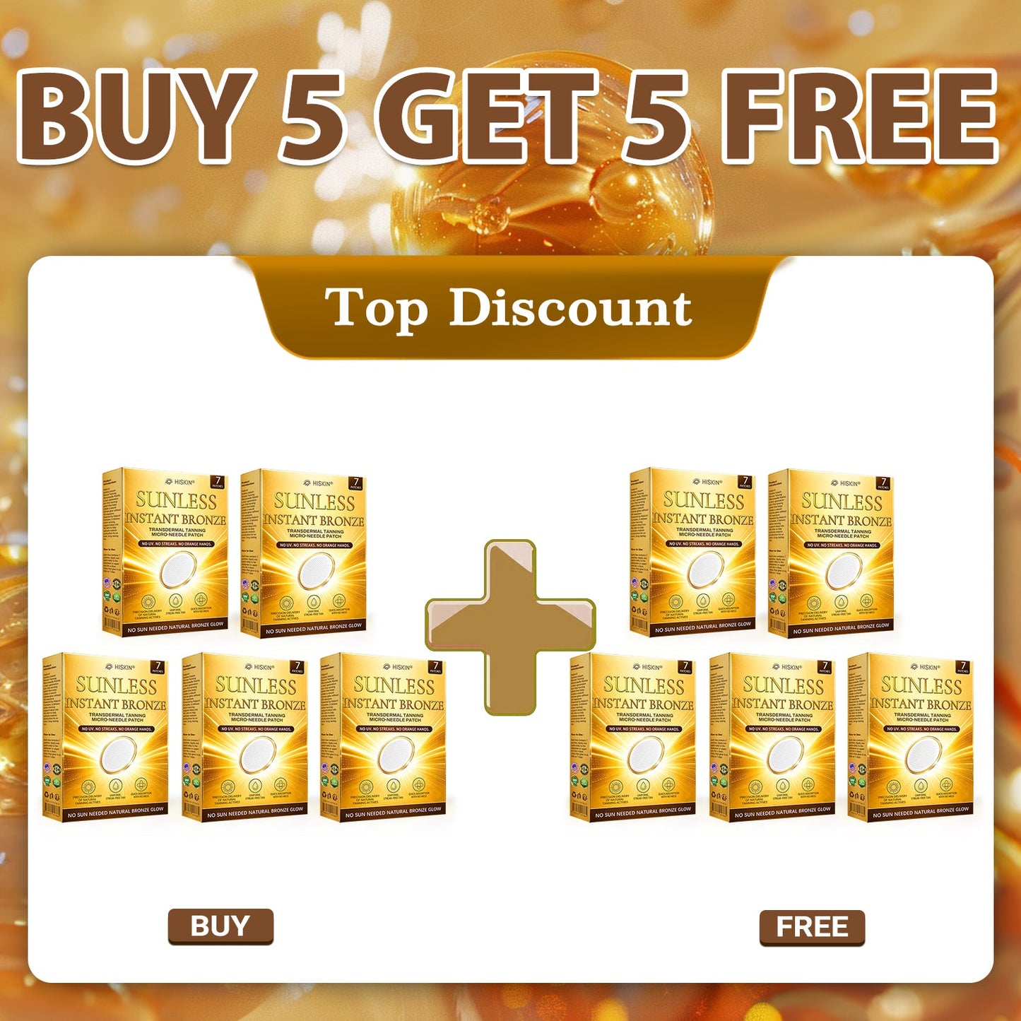 Congratulations! 🎉 Exclusive Official Store Offer!  Get 30% OFF today on HiSkin Sunless Bronze Tanning Patch  Visible bronze glow in 7 days. No UV. No orange. No mess.  CLAIM 30% OFF