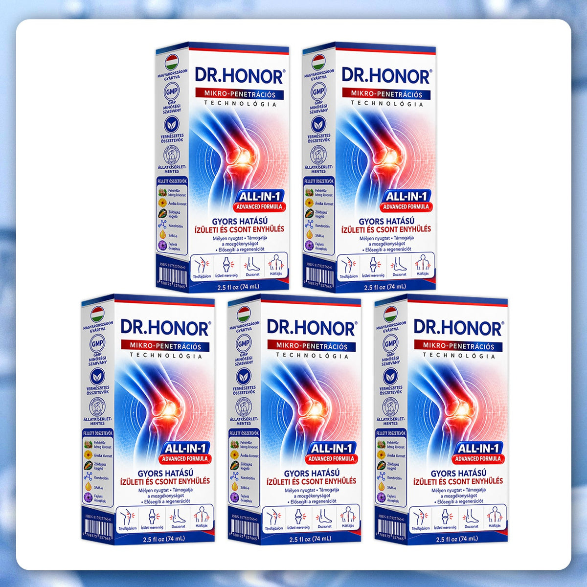 🎁 Már csak 5 darab maradt! Szerezzen most extra 50% kedvezményt, és támogassa ízületei mindennapi komfortját a DR.HONOR® mikrotűs Roll-Onnal! 🦴✨