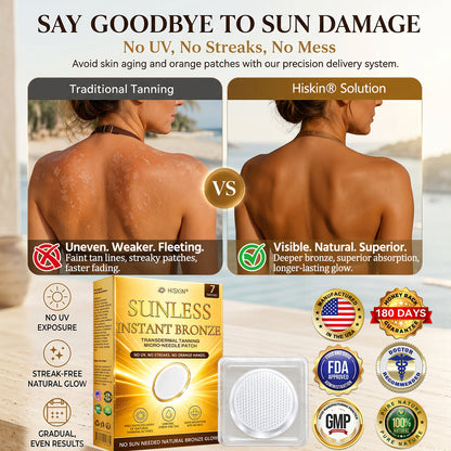 Congratulations! 🎉 Exclusive Official Store Offer!  Get 30% OFF today on HiSkin Sunless Bronze Tanning Patch  Visible bronze glow in 7 days. No UV. No orange. No mess.  CLAIM 30% OFF