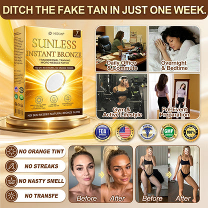 Congratulations! 🎉 Exclusive Official Store Offer!  Get 30% OFF today on HiSkin Sunless Bronze Tanning Patch  Visible bronze glow in 7 days. No UV. No orange. No mess.  CLAIM 30% OFF